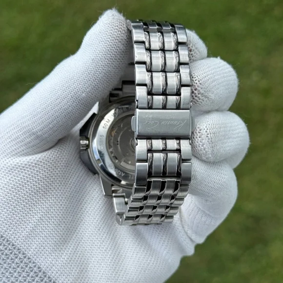 KENNETH COLE
Sporty Link Watch Black and Silver automatic skeleton men’s watch - Picture 5 of 11